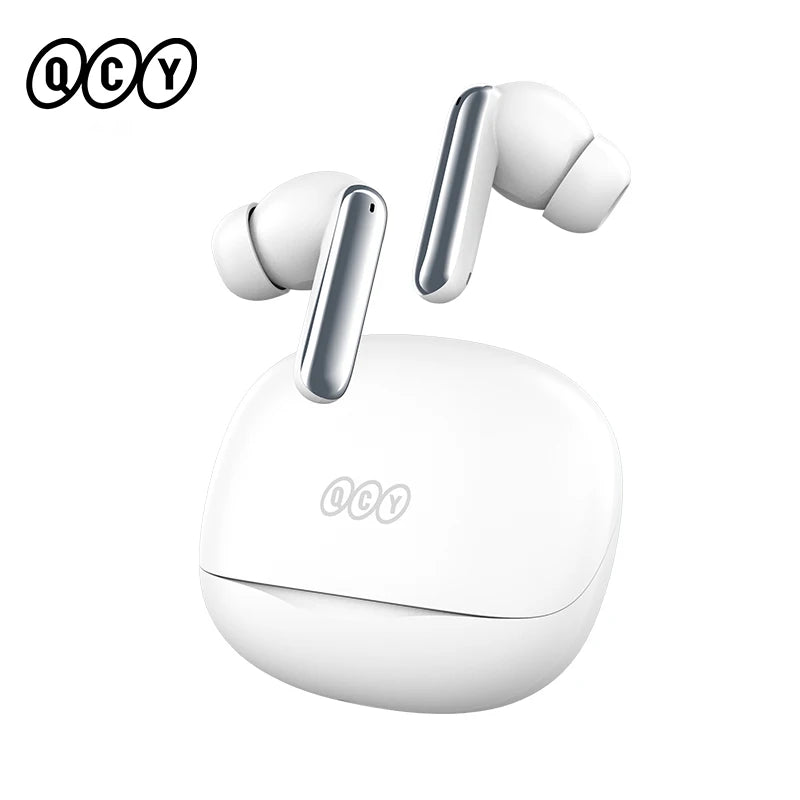 QCY Melobuds N50 ANC Earphones with 6 Mics, AI Call Noise Cancellation, Bluetooth 5.4, and Dual Connection - ShopHub