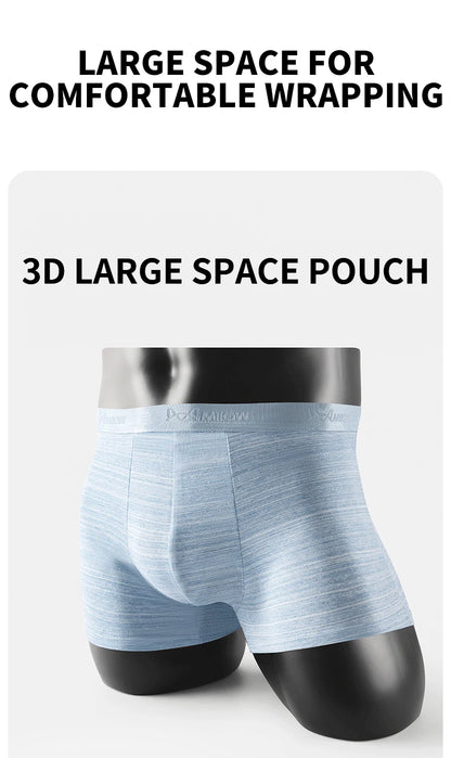 MiiOW Men's Cotton Boxershorts - 3Pcs Set - ShopHub