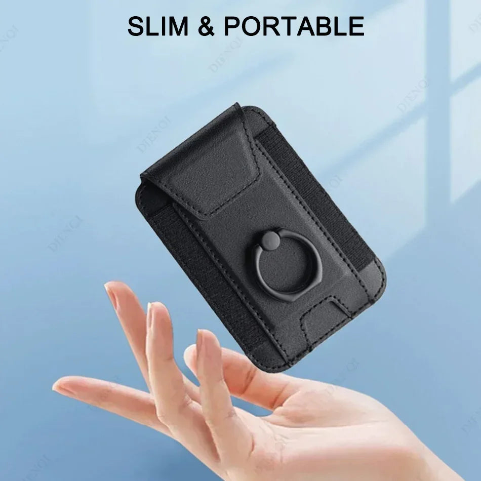 Magsafe Wallets Credit Card Holder Case Slim Thin Mini Wallet Men Women Magnet Credit Card Holder for Iphone 12 13 14 15 16 Pro