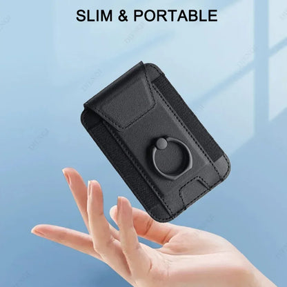 Magsafe Wallets Credit Card Holder Case Slim Thin Mini Wallet Men Women Magnet Credit Card Holder for Iphone 12 13 14 15 16 Pro