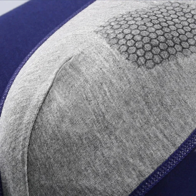 MiiOW 4Pcs Men's Breathable Cotton Underwear with Graphene Antibacterial Technology - Comfortable U Convex Bag Crotch Boxers - ShopHub