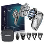 KENSEN 5 in 1 Electric Head Shaver Magnetic 7D Floating Blade
