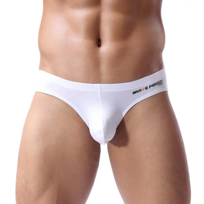BRAVE PERSON Sexy Men's Briefs Cotton Underwear U Convex Pouch Low Waist - ShopHub