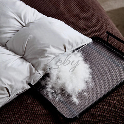 Luxurious White Goose Down Quilt for Ultimate Comfort and Warmth