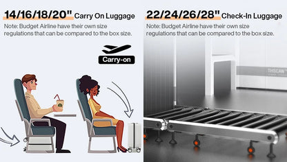 Mixi Premium Polycarbonate Rolling Suitcase
