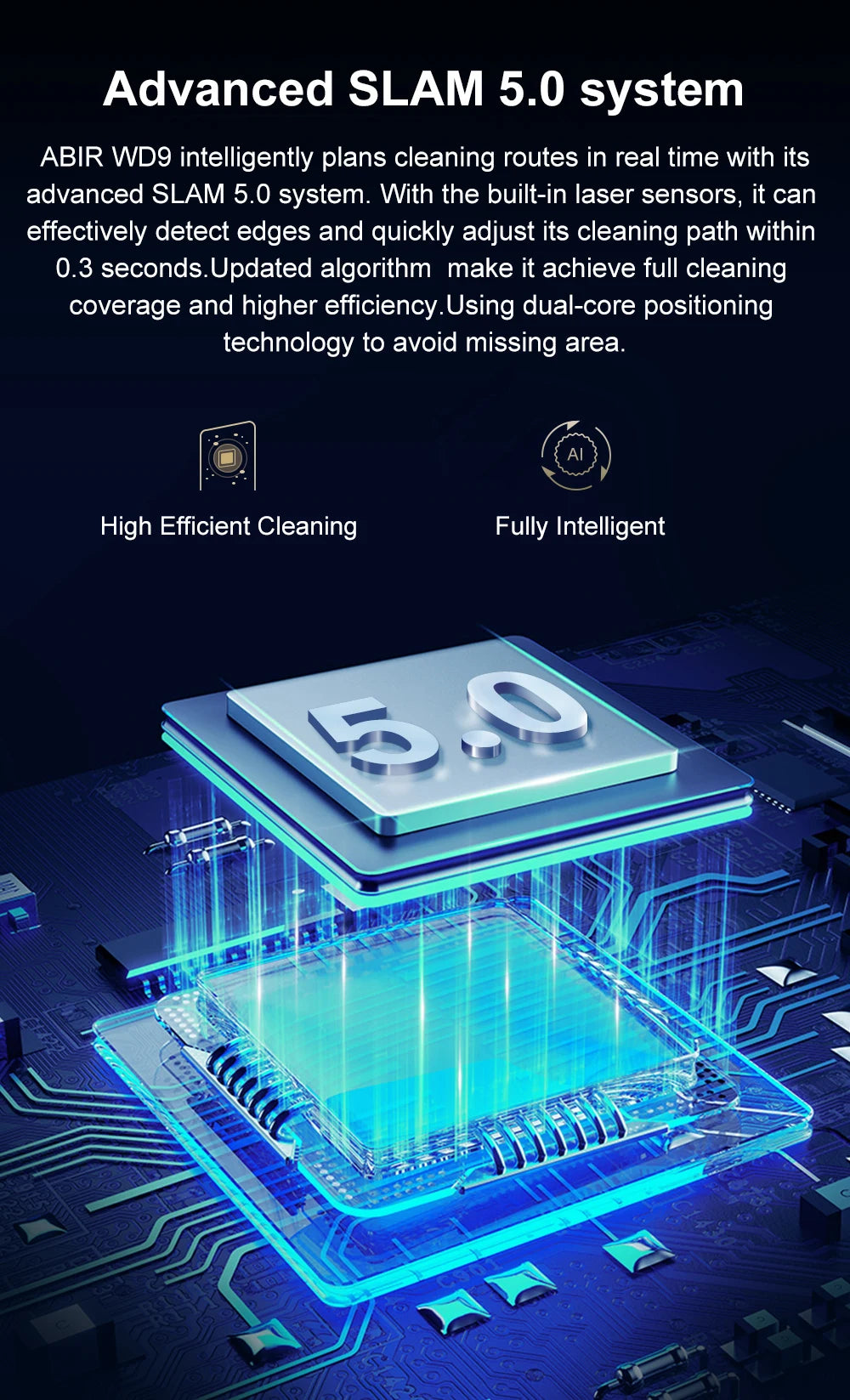 ShopHub NZ ABIR WD9-4-Way Robot Window Cleaner on glass, showing its compact design and cleaning pads for efficient window washing.