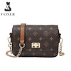 FOXER Vintage Monogram Chain Crossbody Bag