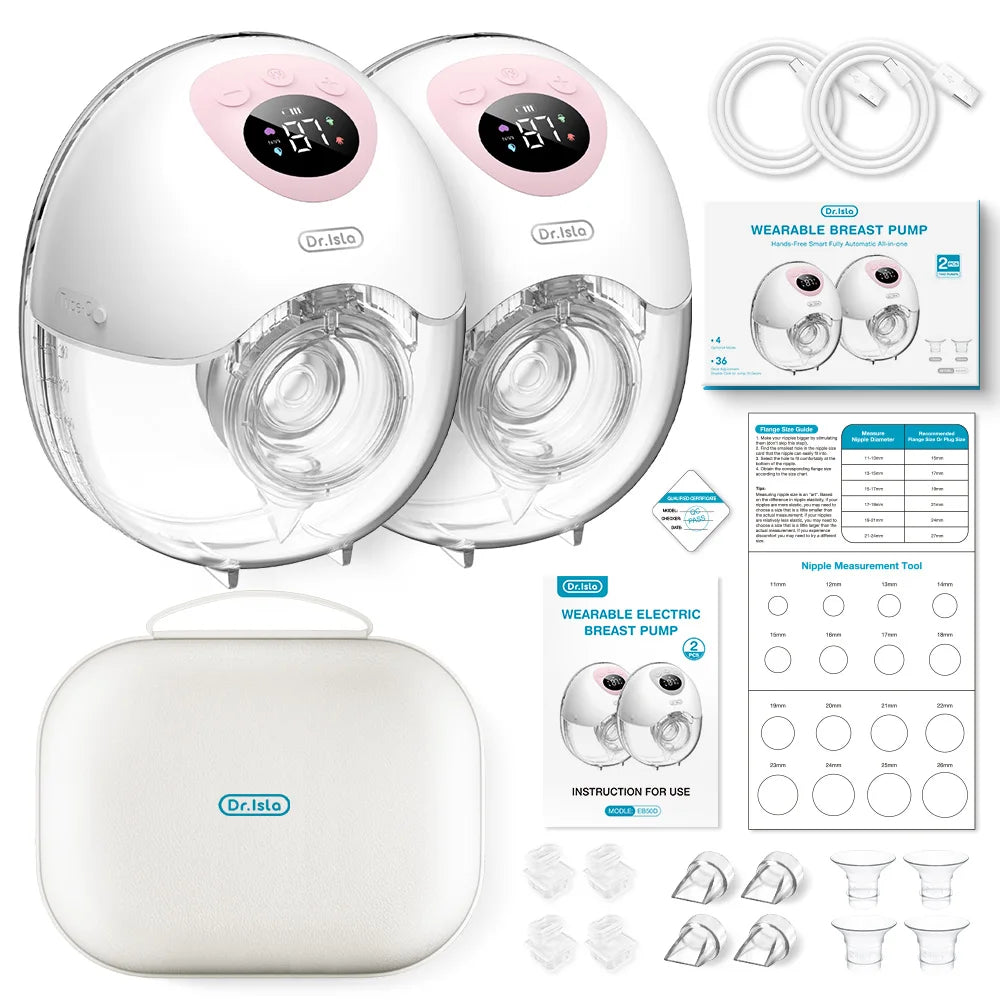 Dr.Isla 2PCS Wearable Electric Breast Pump