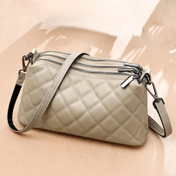 FOXER Genuine Leather Women's Shoulder Bag