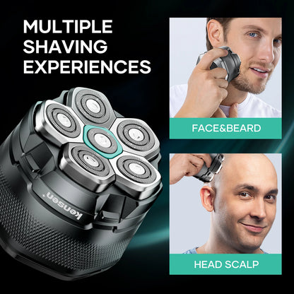 Replaceable blade for KENSEN S15 head shaver, razor blades and refills, shown in packaging for ShopHub NZ.