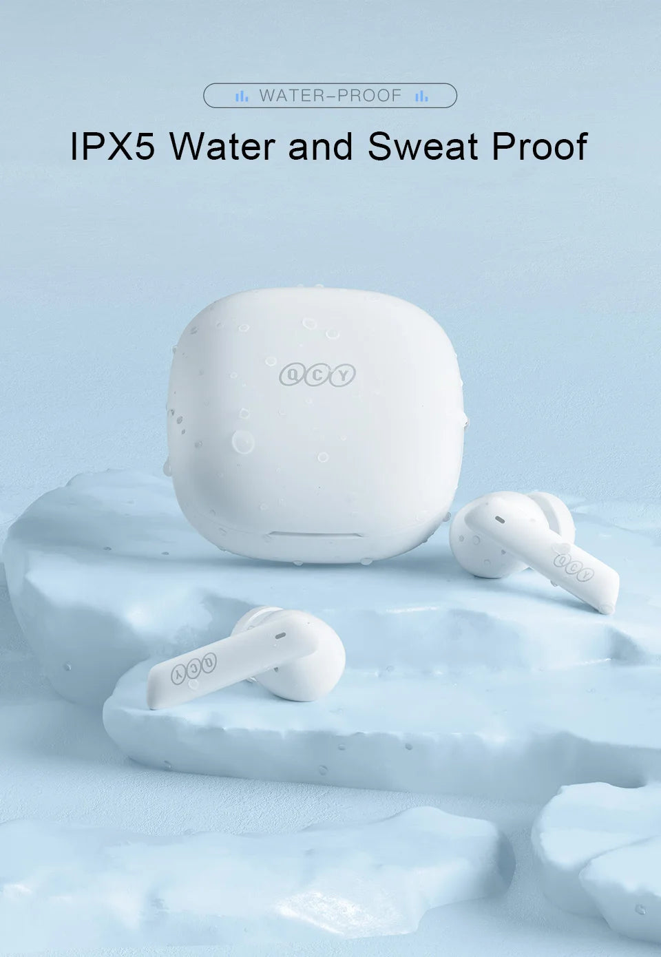 QCY HT05 ANC Wireless Earbuds - TWS Bluetooth 5.2 with 40dB Active Noise Cancellation and In-Ear Mics - ShopHub