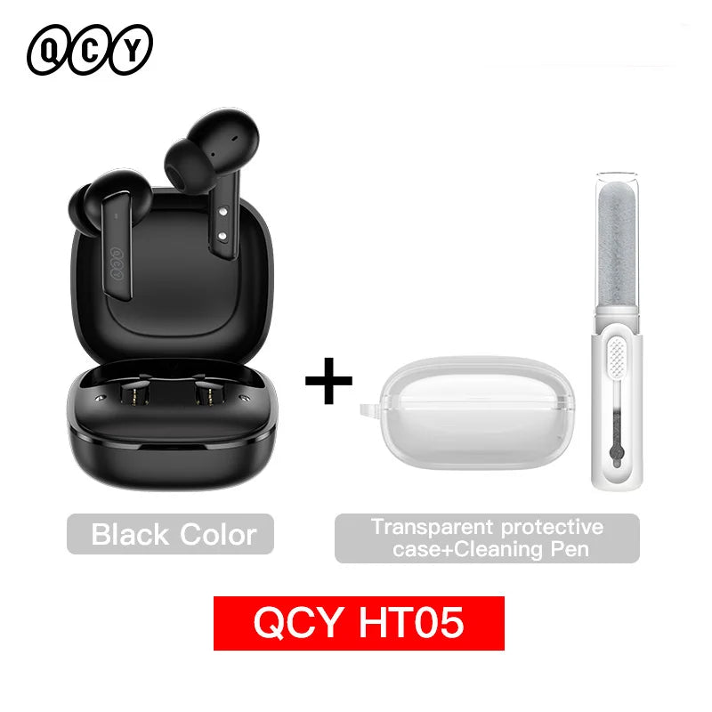QCY HT05 ANC Wireless Earbuds - TWS Bluetooth 5.2 with 40dB Active Noise Cancellation and In-Ear Mics - ShopHub
