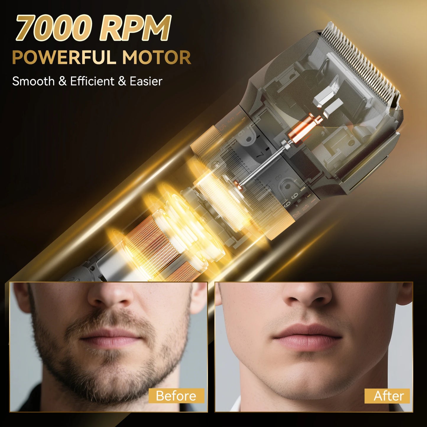 Kensen S29 Hair Trimmer for Men 2 in 1 Adjustable Hair Clipper Kit