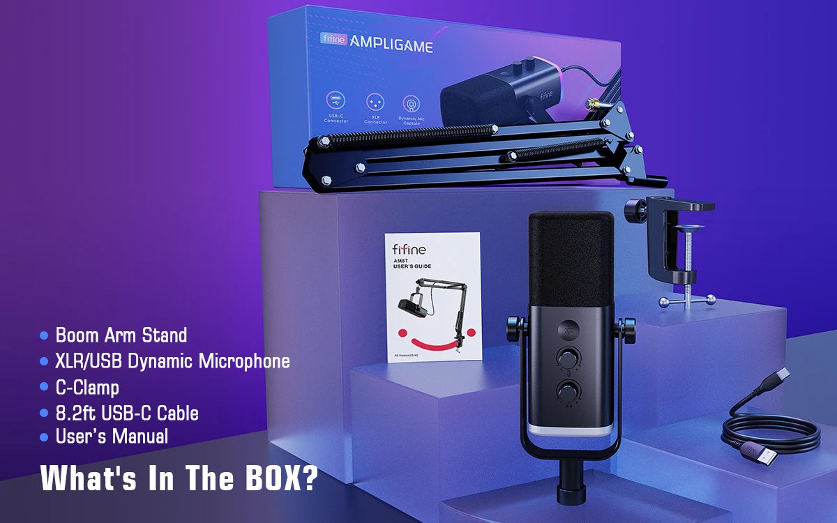 FIFINE Gaming Microphone Kit: Elevate Your Streaming and Gaming Experience