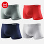 MiiOW 4Pcs Men's Breathable Cotton Underwear with Graphene Antibacterial Technology - Comfortable U Convex Bag Crotch Boxers - ShopHub