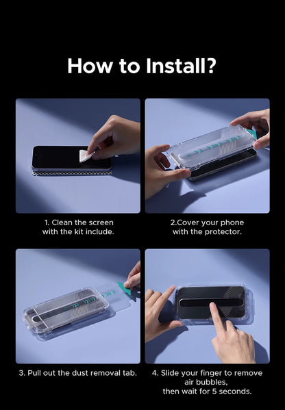 UGREEN Dust-free Screen Protector – Premium Protection for iPhone 18, 17, & Pro Max