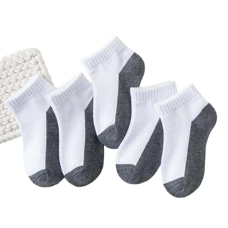 5 Pairs of Cotton Socks – For Boys & Girls (1–12 Years) Habicare