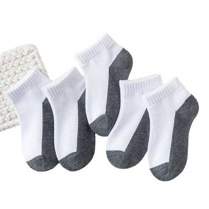 5 Pairs of Cotton Socks – For Boys & Girls (1–12 Years) Habicare