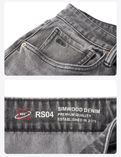 SIMWOOD 13.4OZ Enzyme Washed Jeans