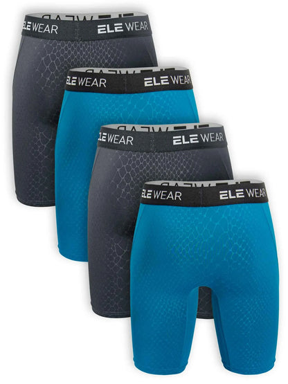 4 pcs Mens Breathable Boxers - Plus Size Fashion Underwear for Men