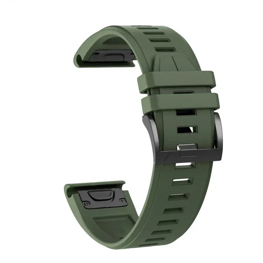 QuickFit Silicone Strap for the Garmin Flagship Models (2 sizes & 46 colours available) Habicare