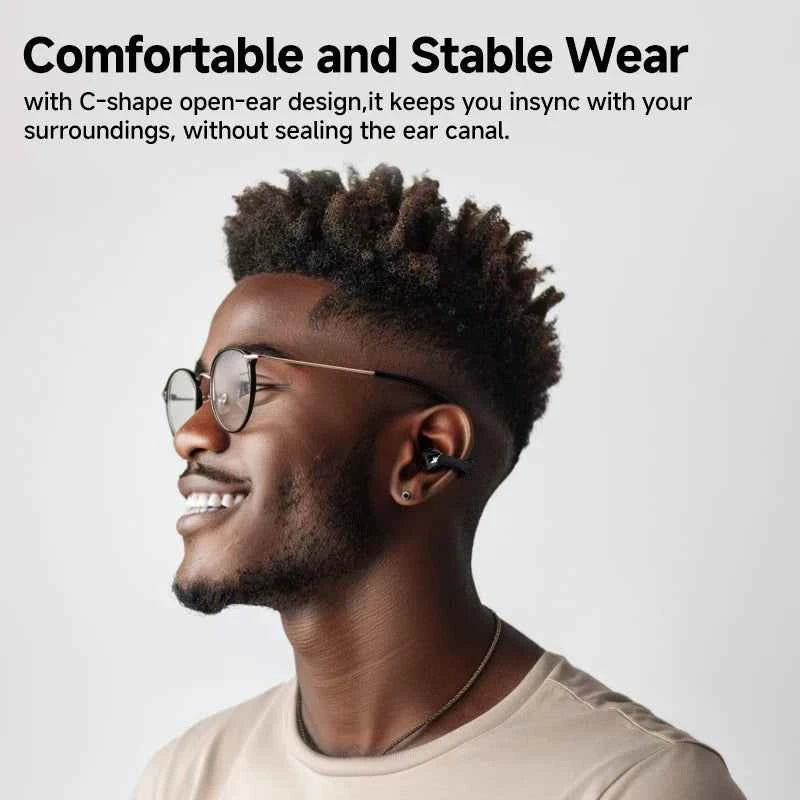 QCY Crossky C30 Wireless Earphones - Bluetooth 5.4 TWS Sports Earbuds with Dual-Connection and Waterproof Design