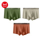 MiiOW Men's Antibacterial Cotton Underwear - 3Pcs Boxer Shorts - ShopHub