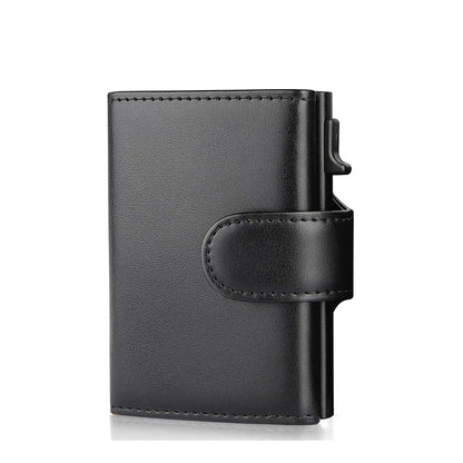 Rfid Genuine Leather Men Wallets Fashion Card Holder Trifold Wallet Money Bags Smart Slim Thin Coin Pocket Wallet Purse