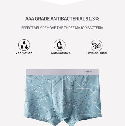 MiiOW 6Pcs Graphene Antibacterial Men's Underwear Boxershorts - ShopHub