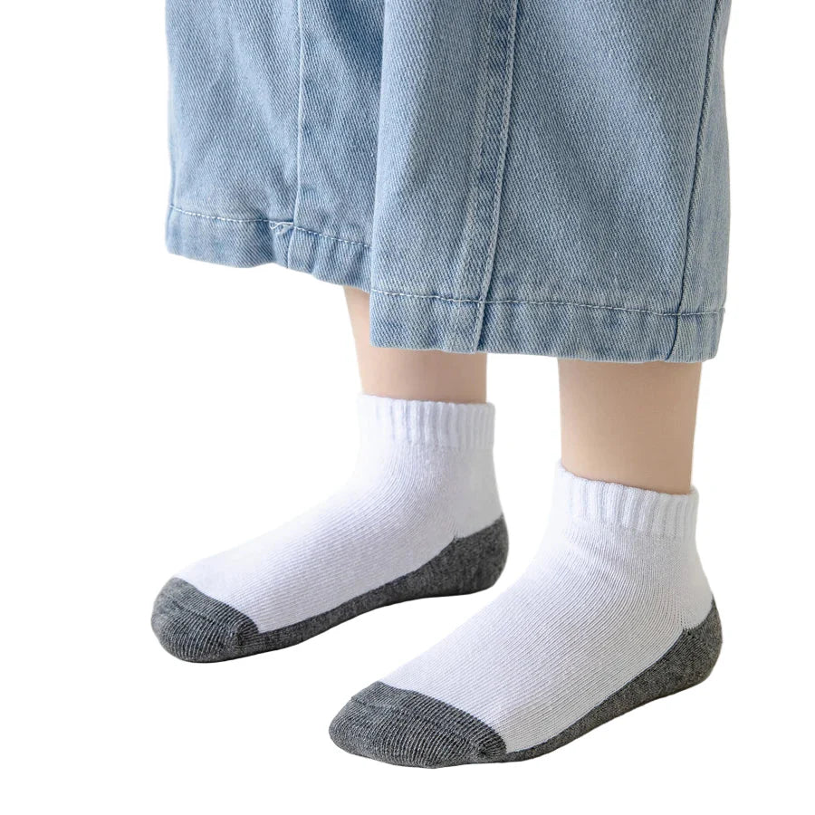 5 Pairs of Cotton Socks – For Boys & Girls (1–12 Years) Habicare