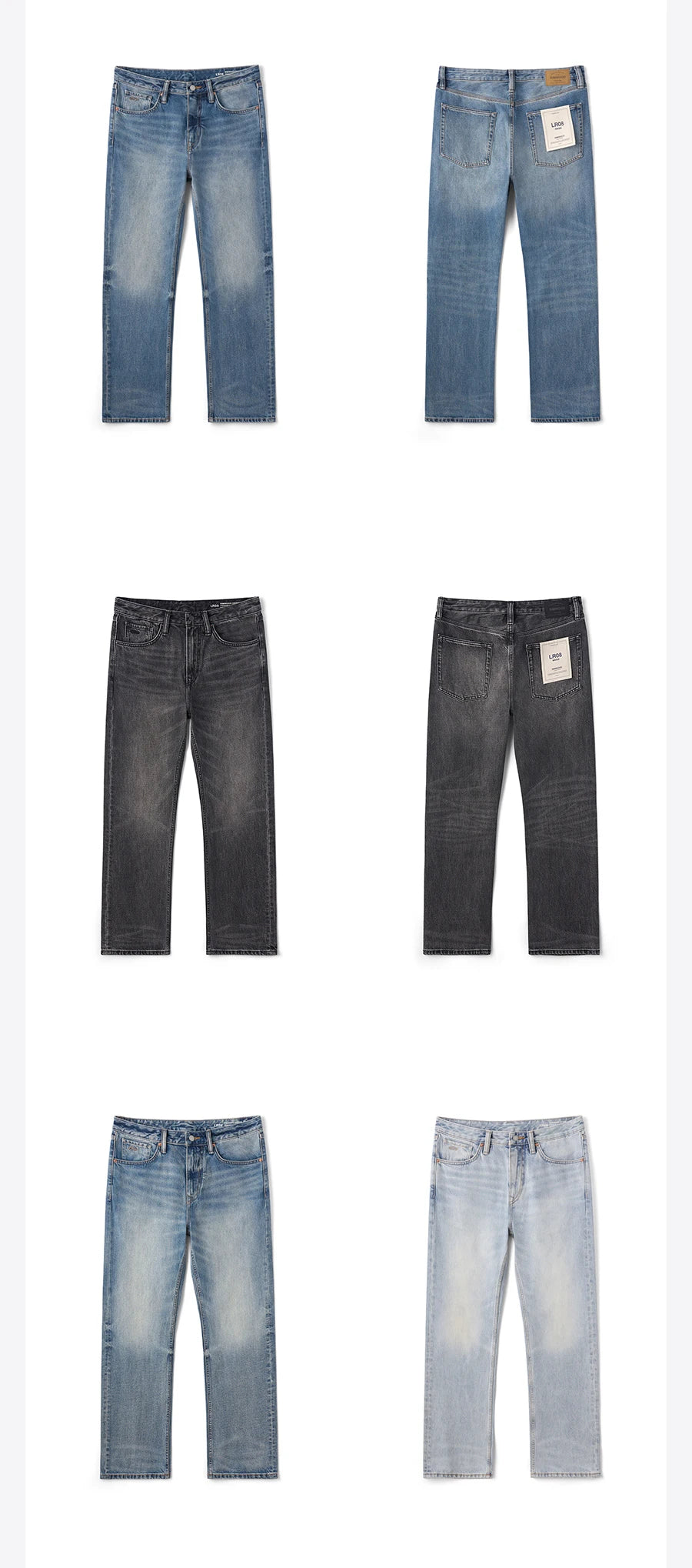 SIMWOOD Loose Relax 13.5oz Heavyweight Washed Vintage Jeans