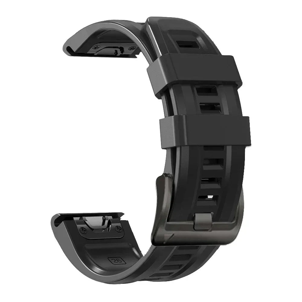 QuickFit Silicone Strap for the Garmin Flagship Models (2 sizes & 46 colours available) Habicare