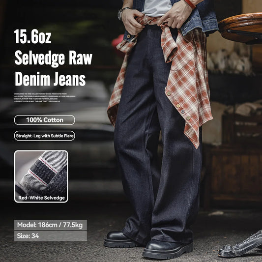 Maden Vintage 15.6oz Selvedge Raw Denim Jeans