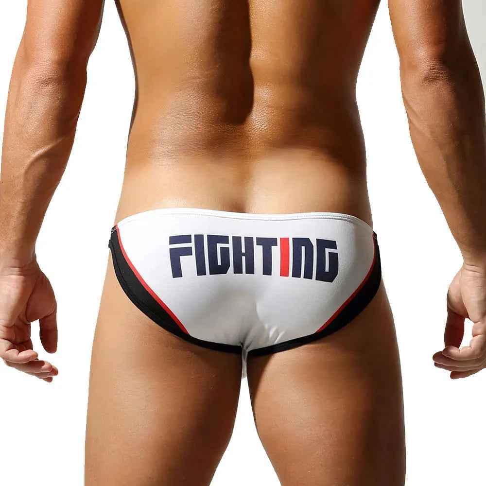 SEOBEAN Men's Low-Rise Briefs with 3D Contoured Pouch and Branded Logo Waistband - Smooth Stretch Fabric Minimalist Underwear