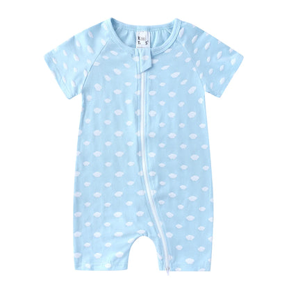 Kids Tales Sunshine Stories Cotton-Blend Printed Romper