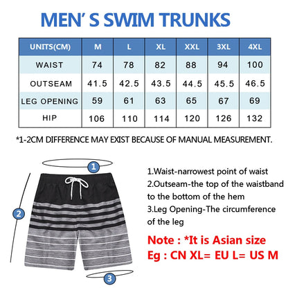 ShopHub NZ men's boardshorts with quick-dry polyester, breathable mesh lining, ideal for gym and beach activities.