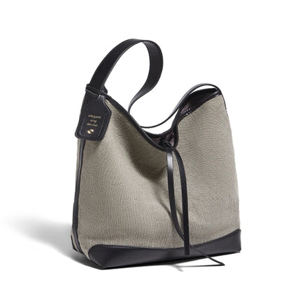 FOXER Fabric Tote Bag for Women's 2026 Spring Summer Versatile Large Capacity Female Shoulder Handbag Canvas Bag