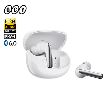 QCY MeloBuds N60 Wireless Earphone - Bluetooth 6.0, Bass Boost, Hi-Res Audio, Hybrid ANC, 45Hrs Playback - ShopHub