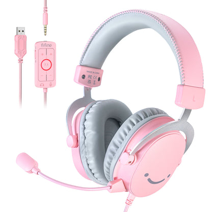 Immerse Yourself in Gaming with the FIFINE 7.1 Surround Sound Headset