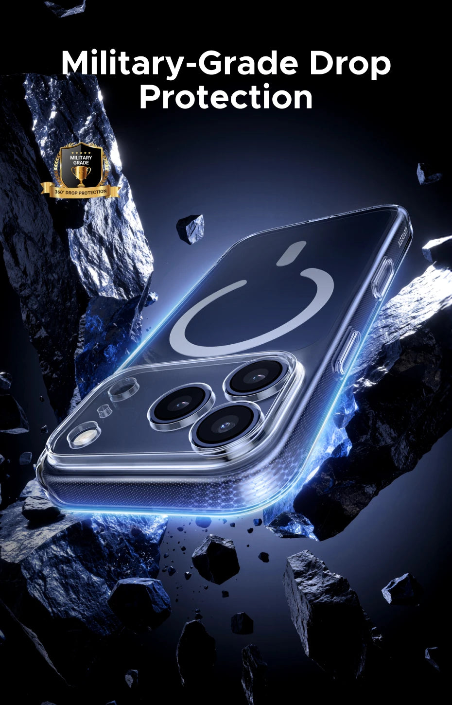 UGREEN Never Yellow Magnetic Case for iPhone 18 & 17 Pro Max