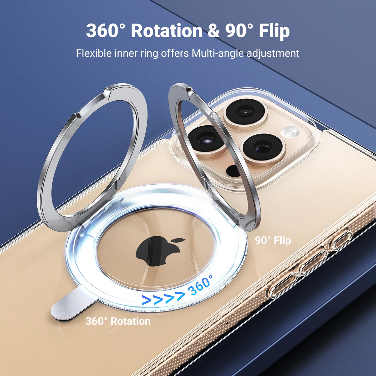 UGREEN 360° Magnetic Stand for iPhone 17, 16, 15 Pro Max