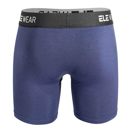 Men's Bamboo Boxer Briefs for Men - Long Sports Underwear, Moisture-Wicking