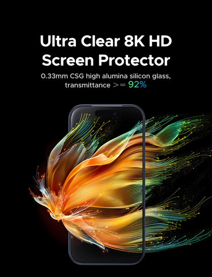 UGREEN Dust-free Screen Protector – Premium Protection for iPhone 18, 17, & Pro Max