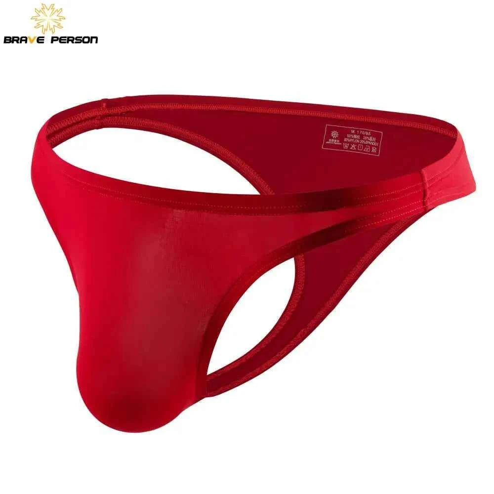 BRAVE PERSON Mens Sexy Underwear Briefs - Low Waist Nylon Briefs for Men
