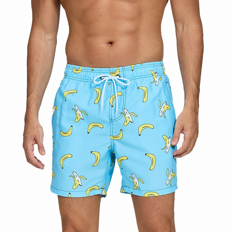 Men's polyester boardshorts from DATIFER 2026 Summer Hot Sale, featuring quick-dry, breathable mesh liner, ideal for gym or beach.