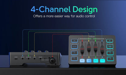 Transform Your Streaming Experience with the FIFINE Gaming Audio Mixer