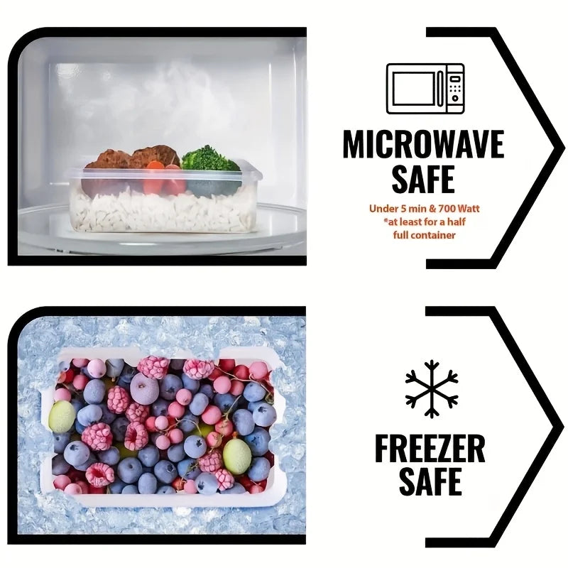 Airtight Food Storage Containers Set - 4-Piece with Lids - ShopHub