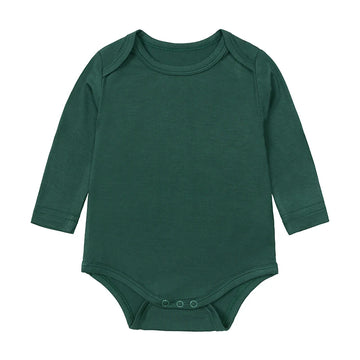 Kids Tales Little Calm Bamboo-Blend Long-Sleeve Baby Romper