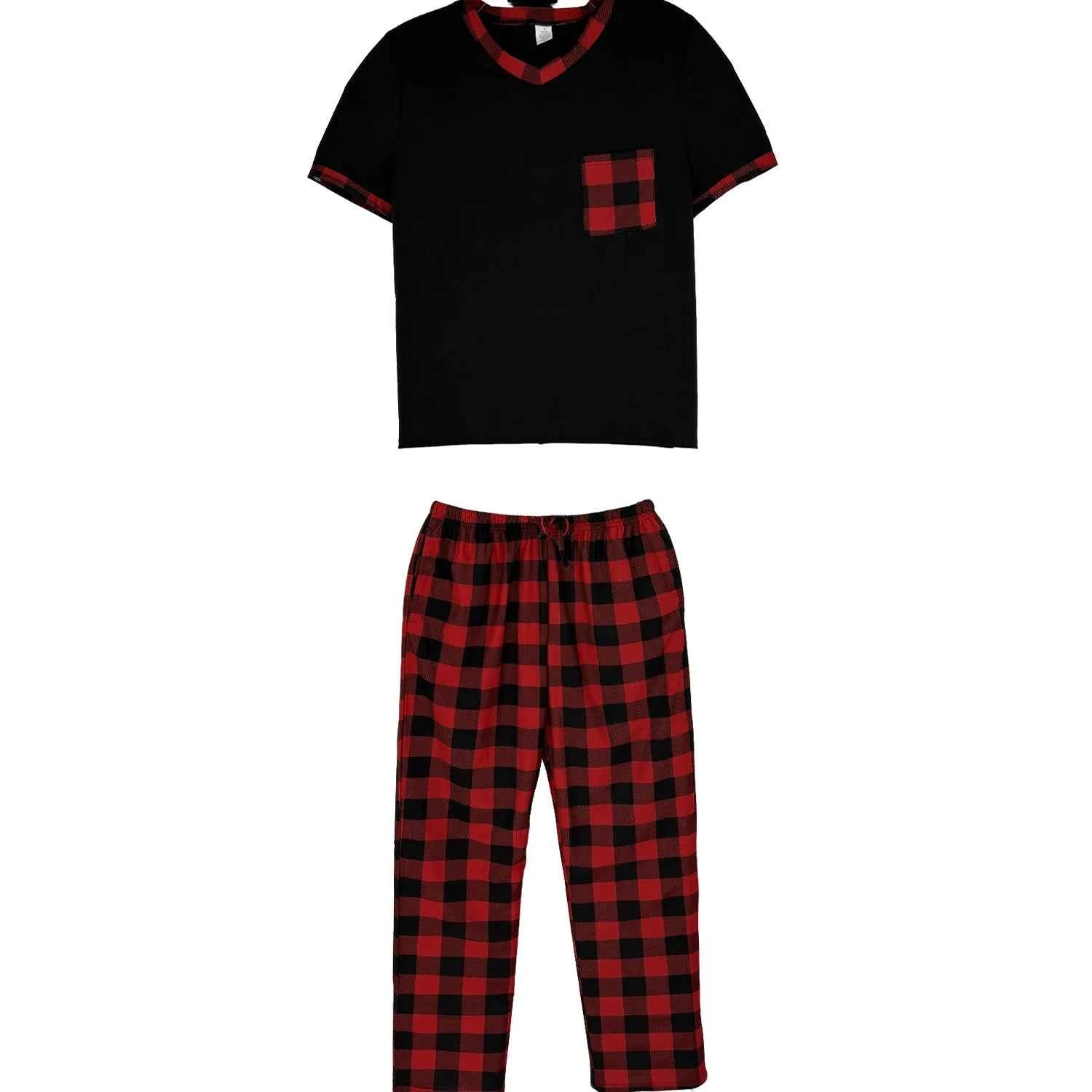 Men's Plaid Pajama Sets: Comfortable Lounge Wear for Ultimate Relaxation