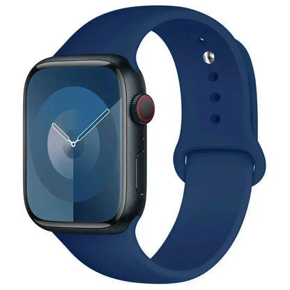 Silicone Replacement Strap for Apple Watch Series (38mm - 42mm) (available in 45 colours) Habicare